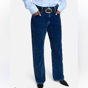 7 For All Mankind Dark Blue Straight Jeans